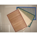 De haute qualité à la main, à la main, en bambou naturel, rectangle, isolation thermique, Placemat
