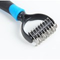 Durable blade dog fur grooming comb