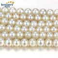 Freshwater Loose Pearl Strands Atacado 7mm Near Round Natural Pearl String