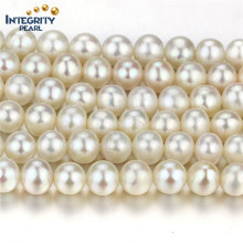 Freshwater Loose Pearl Strands Wholesale 7mm Near Round Natural Pearl String