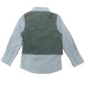 Boy's stretch vest suit