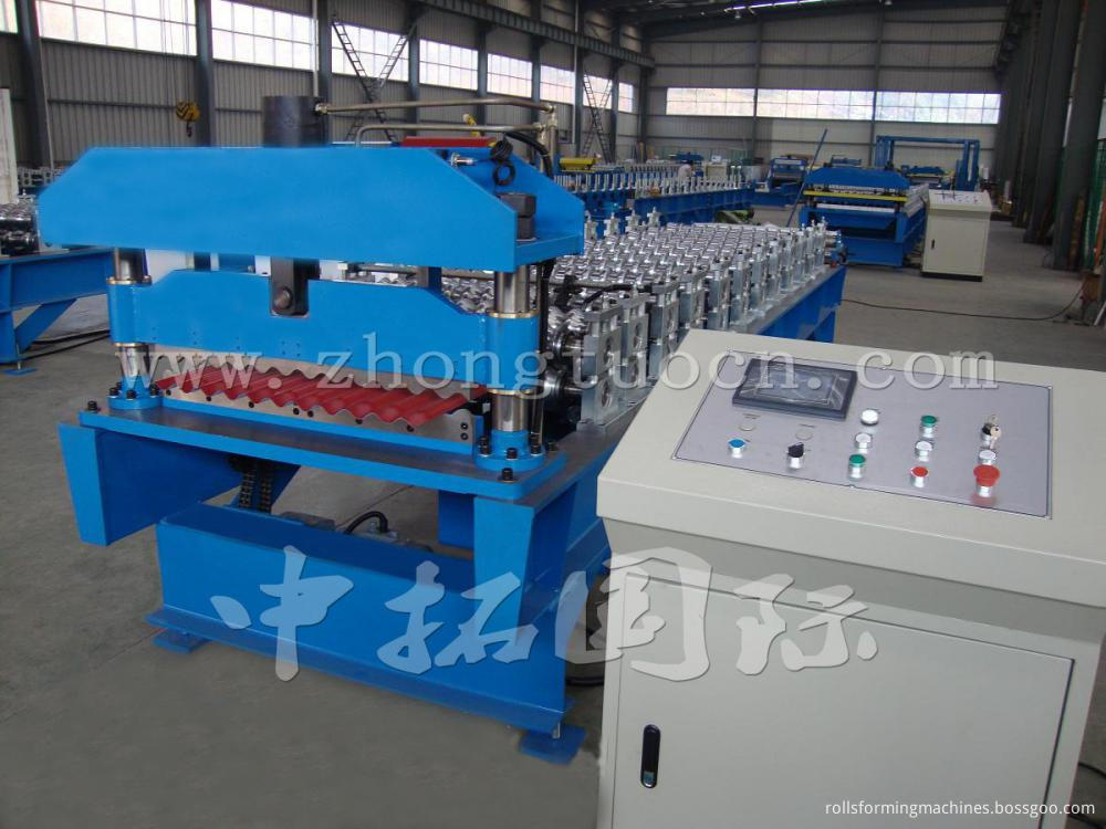 Corrugated board roll forming machine (23)