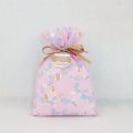 Pink Non-woven Easter Gift Bags With Tags