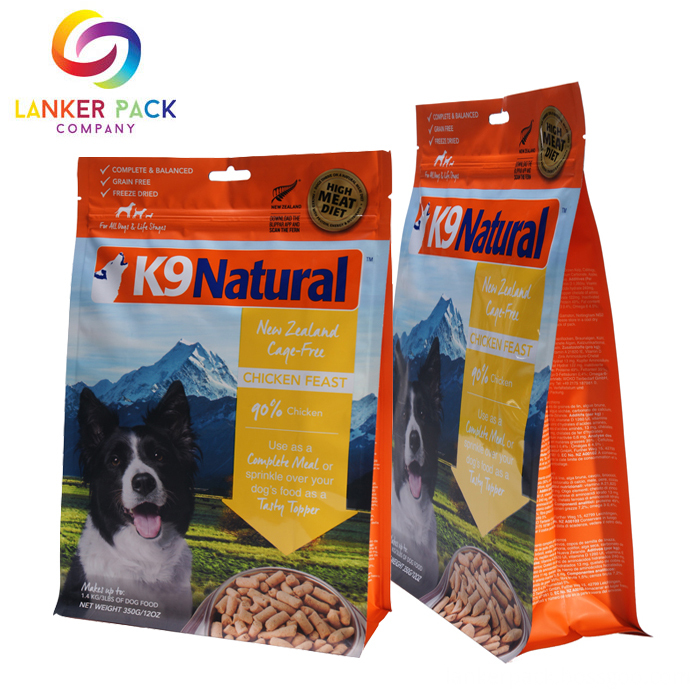 Proof Custom Printed Flat Bottom Animal Feed Bags