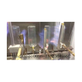 glass bottle spray painting machine with uf curing drying