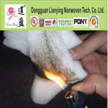 100% Polyester Anti-Fire Fabric Wadding for Clothing