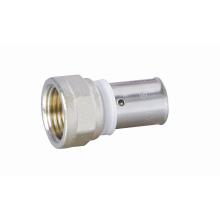 Straight Female Connector (Hz8102 press fitting) for Pex-Al-Pex Pipe (aluminium plastic pipe)