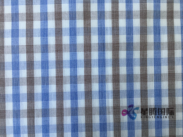 Checked Cotton Fabric For Shirt