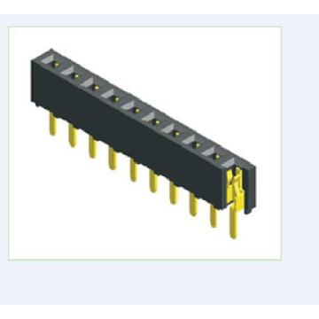 2,00 mm (.079 &quot;) PCB Type de type Femelle à une seule rangée