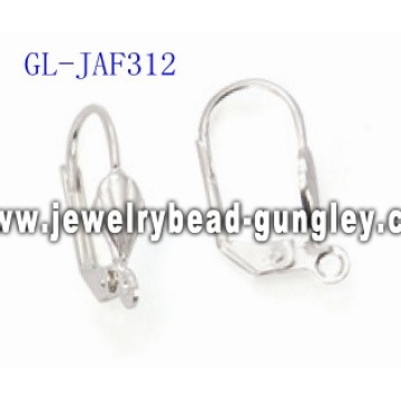 Fan lever back findings jewelry accessories