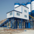 JS fixed HZS180 concrete batching plant view