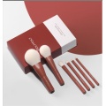 Portable Red Makeup Brush For Face Care