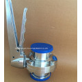 Stainless Steel Clamped Sanitary Butterfly Valve Customized
