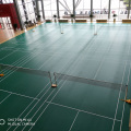 piso esportivo de pvc verde para quadra de badminton