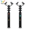 solar powered double-sided Integrated led traffic light