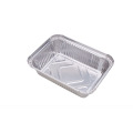 Silver disposable Aluminum Foil Lunch Box