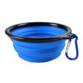 Portable colorful personalized silicone water food bowls