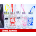 Customized Logo Various Designs Sport Glass Bottle Sport Water Bottle