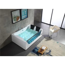 Baignoire de massage whirlpool acrylique avec lumière 7 couleur