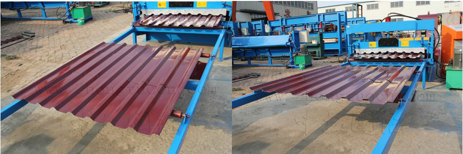 Aluminium Roofing Sheets Machines Prices Automatic Glazed Roof Tile Steel Roll Forming Machine Roll Former