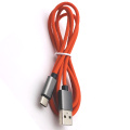 Silicone USB Type C Micro Lightning Data Cable