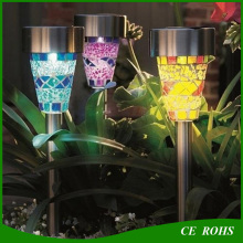 Light Control IP44 Garten Dekoration Rasen Licht Solar Solar Landschaft Licht Rasen Lampe Set mit Spike