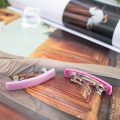 Barrette à cheveux en plastique rose pour filles