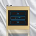 1 Gang Dimmer Switch in Acrylic Outline Frame (SK-LT100-D1)
