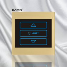 1 Interruptor del dimmer de la cuadrilla en marco del esquema del acrílico (SK-LT100-D1)