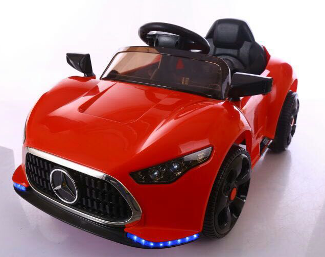 Big red children's toy electric car