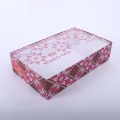 Weihnachtssocken Verpackung Custom Clear Deckel Paper Box