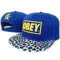 gros léopard impression obéir Snapback cap hommes Hip Pop casquette Snapback chapeau Obey