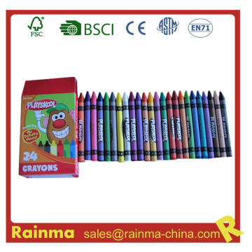 Gros crayon couleur pour papeterie scolaire