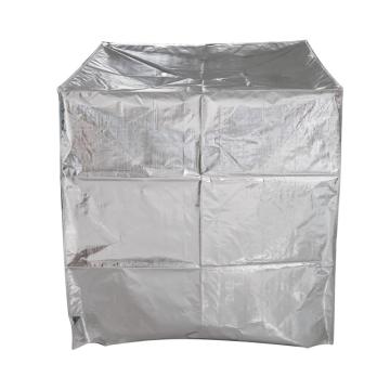 Cubierta de paleta de aluminio metálico de plata impermeable a prueba de humedad