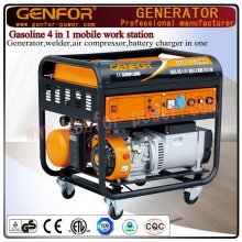 GF10-Gawa Benzin 4 in 1 Maschine für Batterieladegerät, Schweißer, Generator, Luftverdichter.