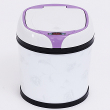 Dustbin de capteur en plastique disponible en trois couleurs (YW008)