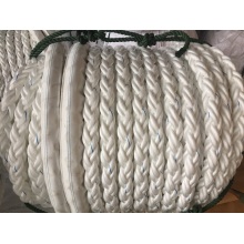 La fibra química 8-Strape rope el polietileno de la cuerda del amarre, poliéster mezclado, cuerda de nylon