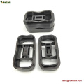 Black plastic cable spacer for 1/2 cable tie