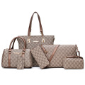 6 In 1 Women's Bags Set Leather Bags