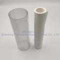 PVC blanco transparente y de porcelana con 45GSM PVDC