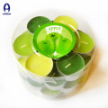 Colorful and scented high quality tealight candle