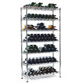 Soporte vertical ajustable del estante de la botella de vino del hierro labrado, aprobación de NSF