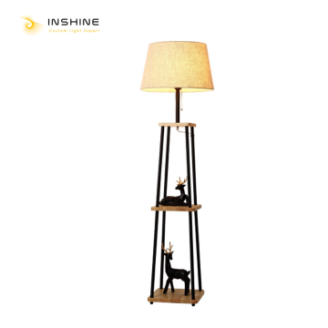 INSHINE Wooden Large Floor Lamp