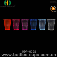 Vaso desechable de promocional por mayor de plástico (HDP-0298)