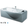 White Acrylic Luxury Corner Freestanding Soaking Bathtubs