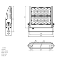 200W oder 240W LED Fluter