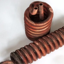 Bobina de tubo de aleta de cobre para radiador de calor