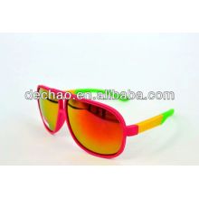 gafas de sol de diseño personalizado 2014 espejo sunglass adecuado para hombres y mujeres