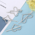 Korean fashion metal rhinestone hair bobby pins