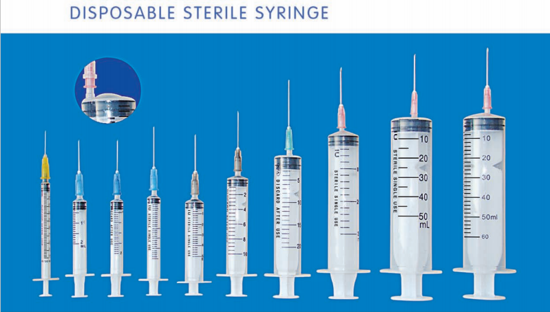 1ml Bule Or White Putter Syringe